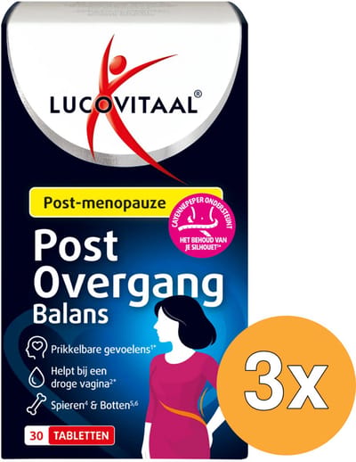 3x Lucovitaal Post Overgang Balans (30 tabletten)