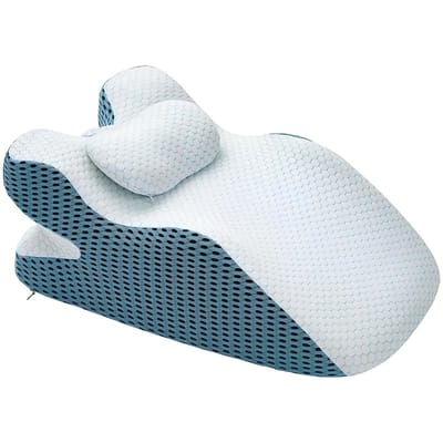 Ergonomisch Memory Foam Wigkussen – Nekverlichtend Hoofdkussen – Voor Zij-, Rug- en Buikslapers – Afneembare & Wasbare Hoes