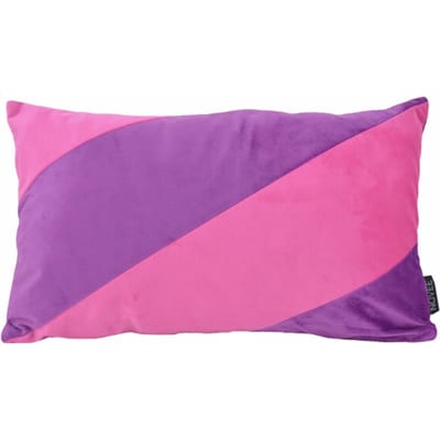 NOVÉE Velvet swirl paars/roze | 30 x 50 cm | kussenhoes | fluweel/polyester