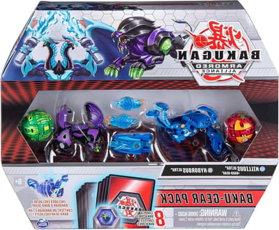 Bakugan Baku-Gear Pack - Actiefiguren Set - Speelgoed Gevechten - Exclusieve Figuren en Uitrusting - Medium - Meerdere Kleuren