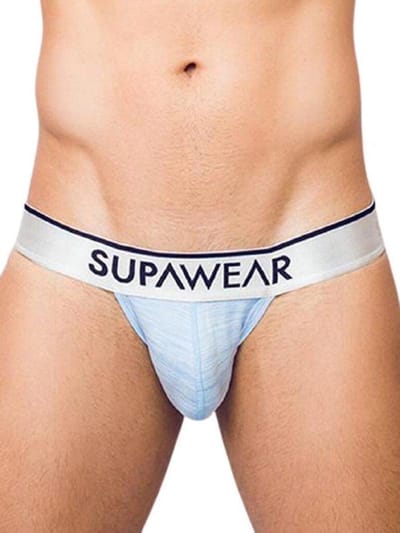 SUPAWEAR HERO Jockstrap Blue - MAAT XL - Heren Ondergoed - Jockstrap voor Man - Mannen Jock