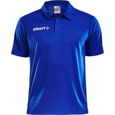 Craft Progress Polo Pique Heren Sportpolo - Maat 3XL - Mannen - blauw/wit
