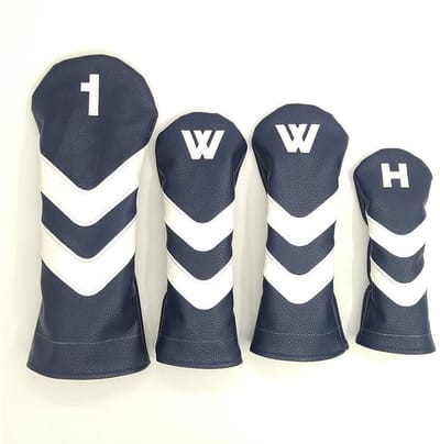 Golf Club Headcover Set - Golfclub Covers - Blauw - Headcovers - Golf Spullen - Driver, Hybride, Fairway wood