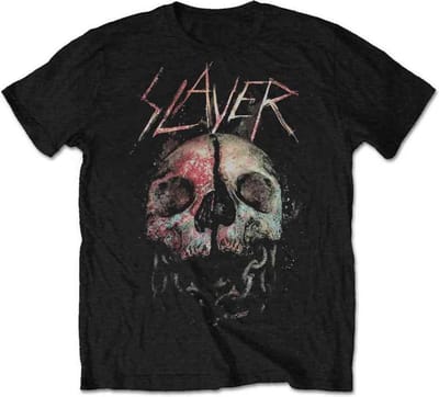 Slayer - Cleaved Skull heren unisex T-shirt zwart - M