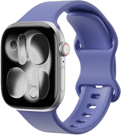 SBG Siliconen Bandje Geschikt voor Apple Watch 1/2/3/4/5/6/7/8/9/10/11/SE - 38/40/41/42MM - Horlogebandje Lavender