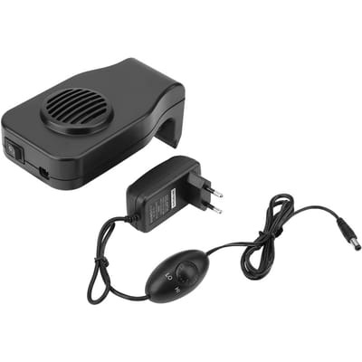 Aan de muur gemonteerd Stil Koelventilatorsysteem voor Water Aquarium Koeler (Zwart) black