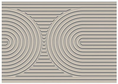 MD Entree - Deurmat - Schoonloopmat - Impression Zen - Archy Beige - 50 x 75 cm