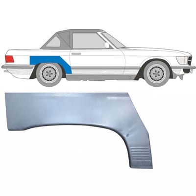 Reparatiepaneel achterspatbord voor Mercedes SL-Class 1971-1989 / Rechts