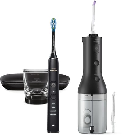 Philips Sonicare DiamondClean 9000 - Elektrische tandenborstel - Waterflosser - Zwart- HX3886/43