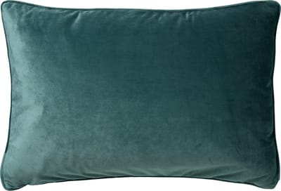Dutch Decor FINN - Kussenhoes 40x60 cm - velvet - effen kleur - Sagebrush Green - groen - met rits - zonder binnenkussen