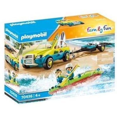 PLAYMOBIL Family Fun Strandwagen met kano's - 70436