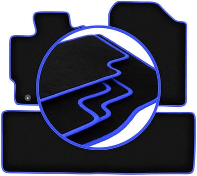 CARLUX-BLUE automatten voor: Toyota Yaris III benzine (2011-2019)