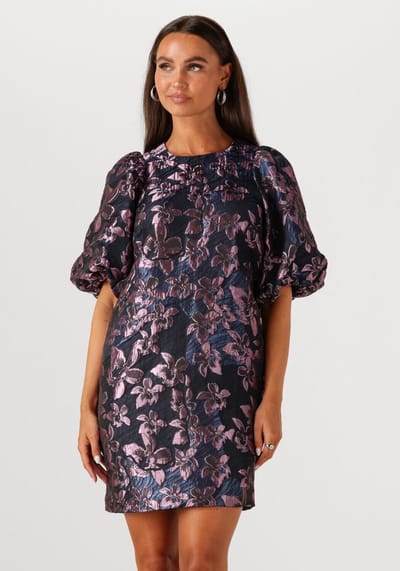 Notre-V Nv-giselda Dames - Jurk - Donkerblauw - Maat XS