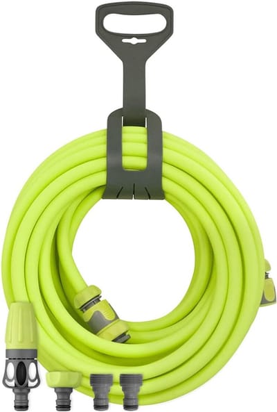 Tuinslangset 1/2 inch x 50 ft met Quick Connect-hulpstukken - Lichtgewicht en Drinkwaterveilig