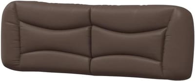 Hoofdbordkussen Kunstleer - Bed Hoofdbord - Comfort in Bed - Vuilafstotend - 160 x 48 cm - Bruin