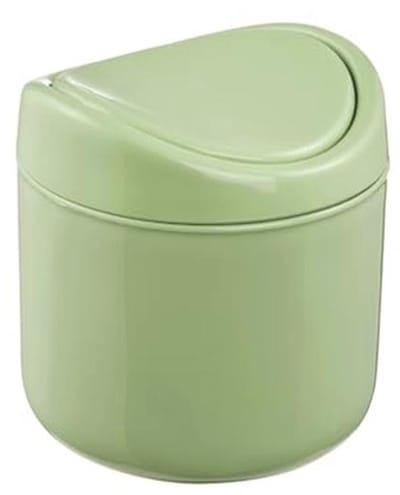 Groene Eco Prullebak Ø 14 x 13 cm - Duurzaam Afval Scheiden