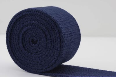 38mm Polyester Katoen Singelband Diepblauw - 5 Yards Sterk Band voor Tassen en Riemen
