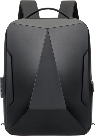 Uitbreidbare Compacte Rugzak voor Heren – Zwart – Grote Capaciteit – Zakelijke Reisrugzak – E-sport Gaming Rugzak – Harde Schaal Bescherming