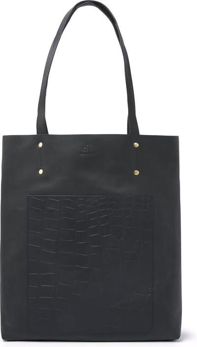 dR Amsterdam Shopper - Laurel Croco - Black