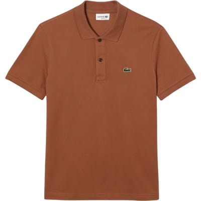 Lacoste Petit Piqué Polo Slim Fit – Bruin – Maat 4XL