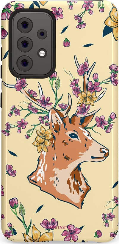 Casetastic Hoesje Geschikt voor Samsung A52 (4G/5G/s) - Stijlvolle Beschermende Duo-layer Case - Woudwonder