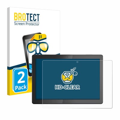 BROTECT - Screenprotector voor Lenovo Tab M10 TB-X505F / TB-X505L - Folie Beschermfolie transparant 2 Stuks