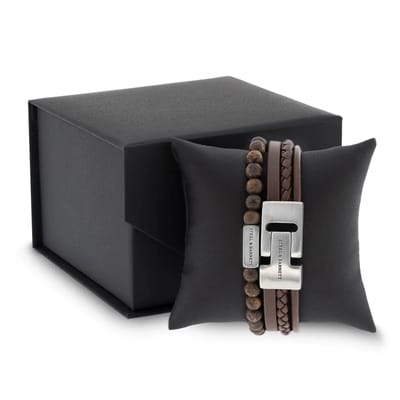 STEEL & BARNETT - Geschenkset Heren - Duo Set Bruin - Maat S