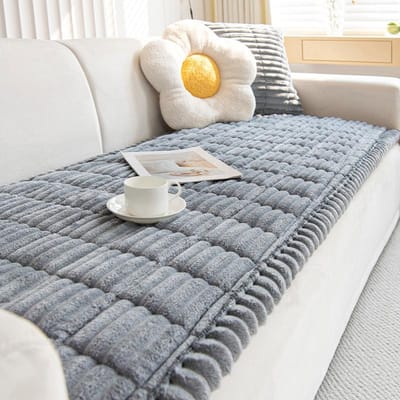 Ribfluwelen Bankkussen Antislip Verdikt Woonkamer Bank Decoratieve Hoes Stof Warm Stofzacht Velours Rugleuning Armleuning Handdoeken 30x50 pillowcase 1pc