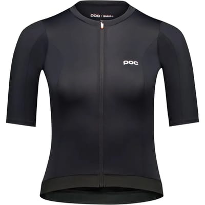 Poc Cadence Korte Mouw Wielertrui Zwart M Vrouw