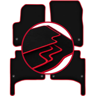 CARLUX-RED automatten voor: Volkswagen Touareg I SUV (2002-2010)