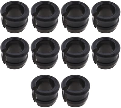 Dailygoods - Fiets Klep Adapter - Amerikaanse Klep naar Franse Klep - 10 Stuks - Zwart - Luchtpomp Adapter - Geschikt voor Fietsen - 10 Stuks