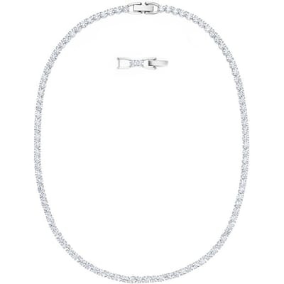 Swarovski Matrix Tennis Kristal Ketting Dames ketting 5494605 Box (Random Color),One Size,Silver White white