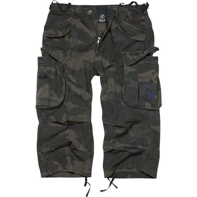 Brandit Shorts - Industry Vintage 3/4 - M tot XXL - voor Mannen - dark camo