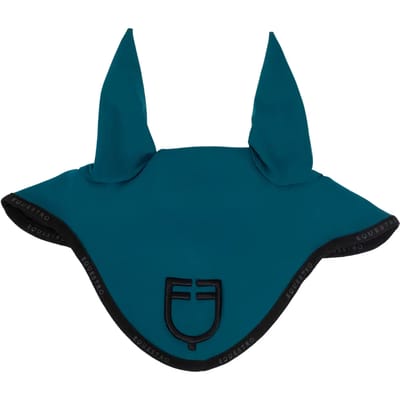 Korte muts van technische stof met logo Equestro