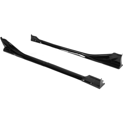 Spoiler de Jupe Latérale 4 Pièces Aérodynamique ABS Résistant aux Rayures Pour BRZ ZD8 2021‑2024 Noir Brillant