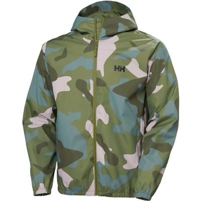 Helly Hansen Core Graphic Regenjas Groen XL Man