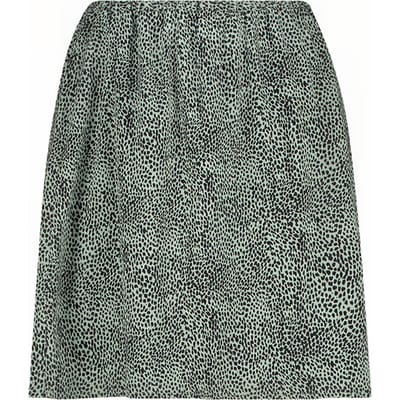 Another Label Fleurine Skirt Grey Green Animal Maat: S | Mini Rokken Outlet | Dames | Grijs