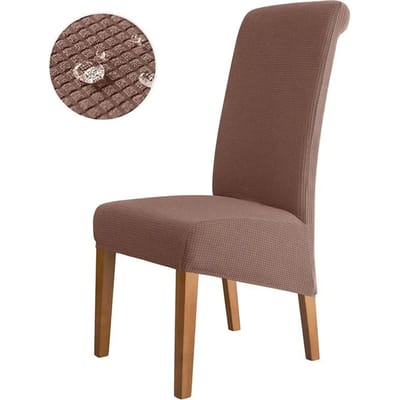 Grote Maat Stoelhoezen Hoge Rug Grote Keuken Bureau Stoelhoes Verstelbare Zitting Spandex Hoes voor Banket Thuis 1 piece