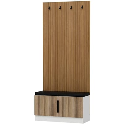 Halmeubel Nelson met wandkapstok | Kalune Design