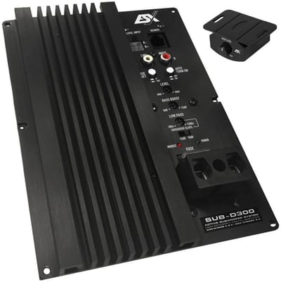 ESX SUB-D300 Active Module / Mono versterker ( plate versterker ) inbouw incl controller 12V
