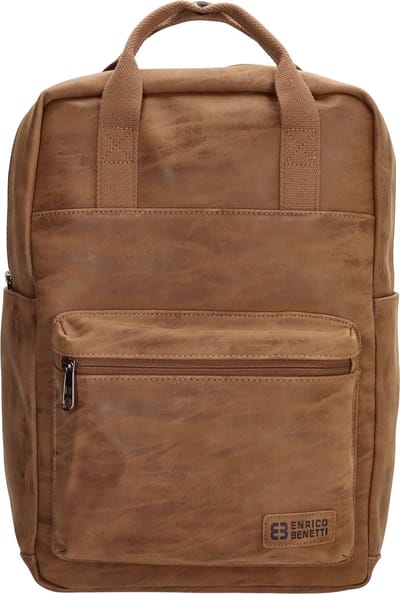 Enrico Benetti Rotterdam Laptop Rugzak 13 inch 66597 - 12 Liter - Camel