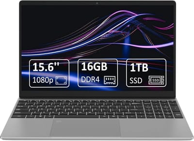 15.6 Inch Full HD Laptop met 16GB RAM en 1TB SSD