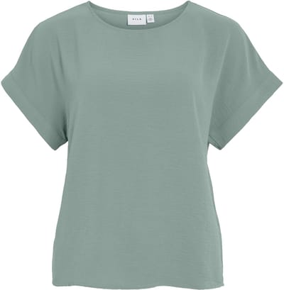 Vila T-shirt Vijosa S/s Top - Noos 14101663 Blue Surf Dames Maat - 34