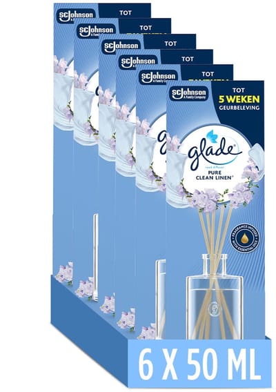 Glade Geurstokjes Pure Clean Linen