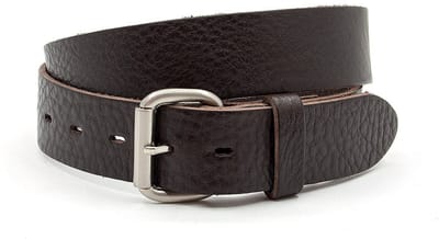 Dames riem bruin voor jeans of chino - 4 cm breed - Leer - Jeans riem - Casual - Maat 90