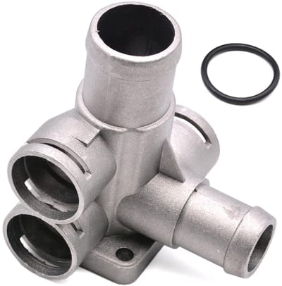 Allecto - Aluminium Coolant Slang Connector - voor Audi en VW - Duurzaam materiaal - 037121133B - Betrouwbare koeling - Auto accessoires - Geschikt...