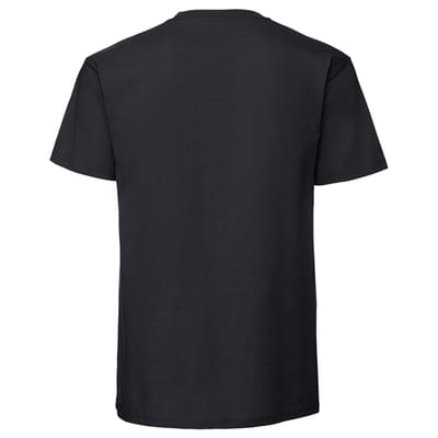 Fruit of the Loom Unisex volwassen iconisch 195 T-shirt (Zwart)