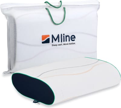 M line Pillow You ergonomisch hoofdkussen - medium – anti-allergeen – nek- en hoofdondersteuning – 12 cm hoog – schouderbreedte > 43 cm