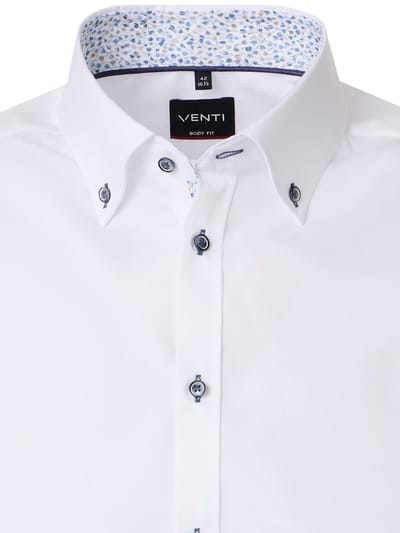 Venti Overhemd Button Down Boord Katoen Body Fit - L