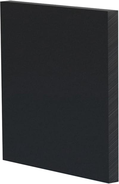 ABS Plastic Platen - Kunststof Platen Zwart - Doe-het-zelf Projecten - Hoge Slagvastheid - 30x30 cm - Zwart